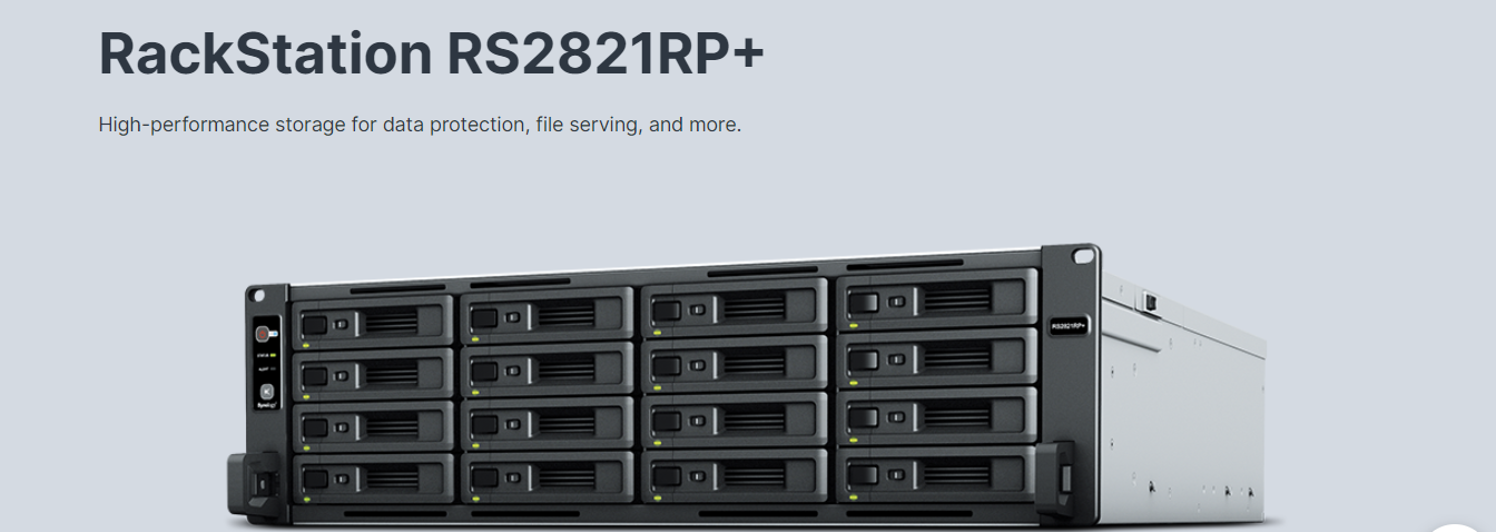 ذخیره ساز تحت شبکه سینولوژی مدل +RackStation RS2821RP